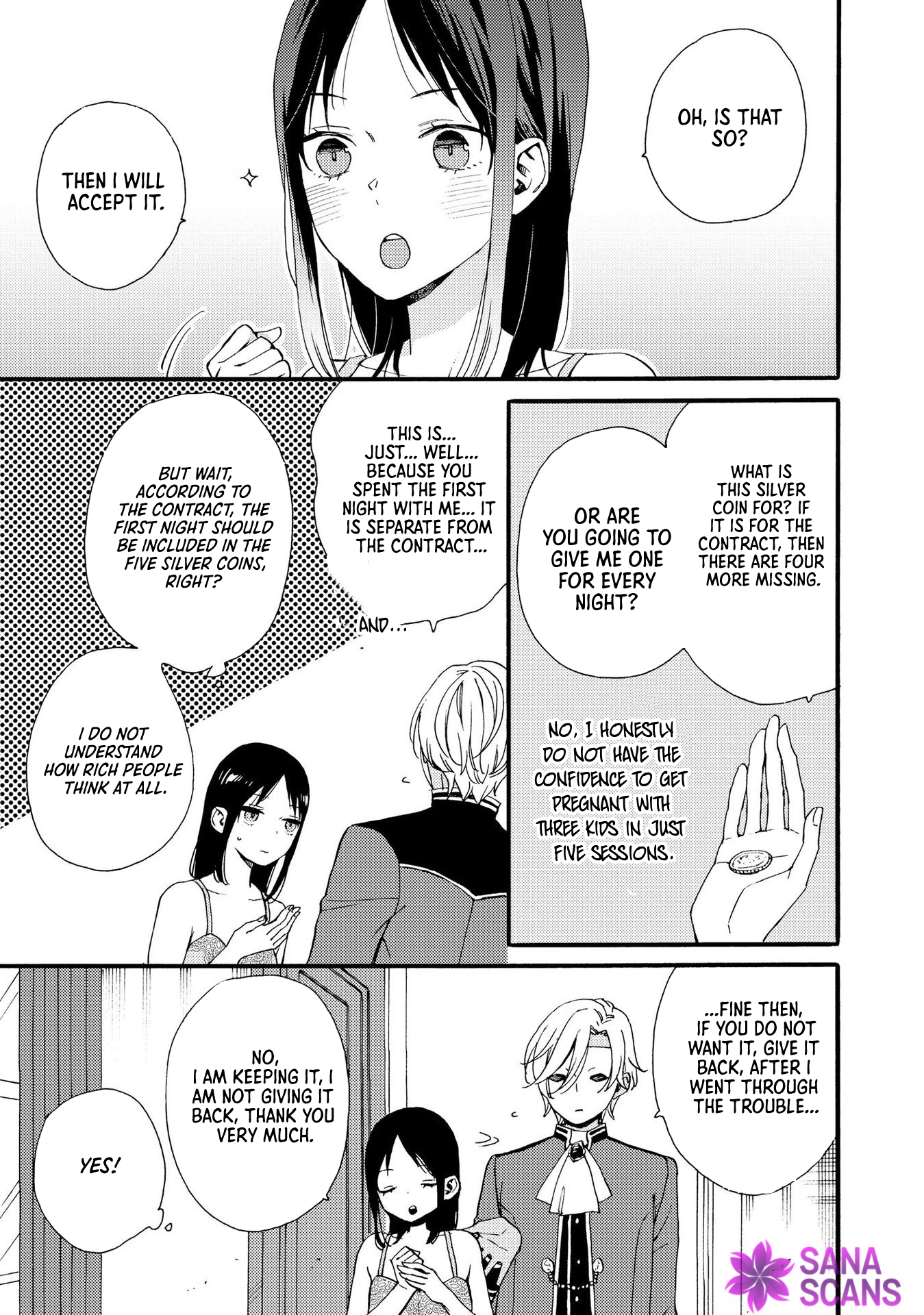 A Money-Loving Commoner’s Contract Marriage with a Self-Doubting Noble Chapter 3 Page 5
